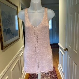 Willi Smith - Rose gold color thin knit fabric top, Size: M